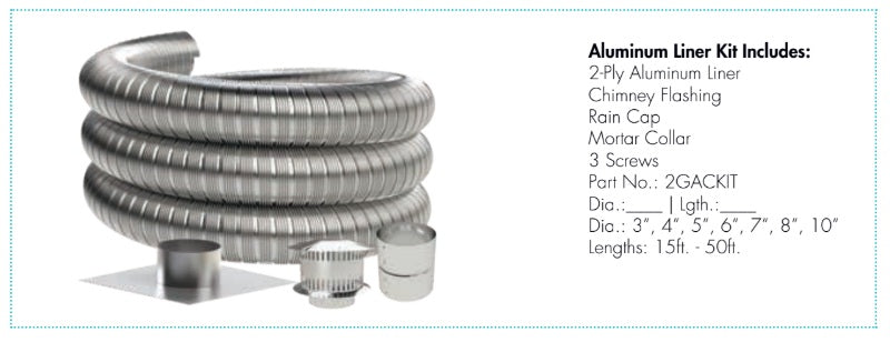 Aluminum Chimney Gas Liner