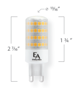 5.0watt G9 Base