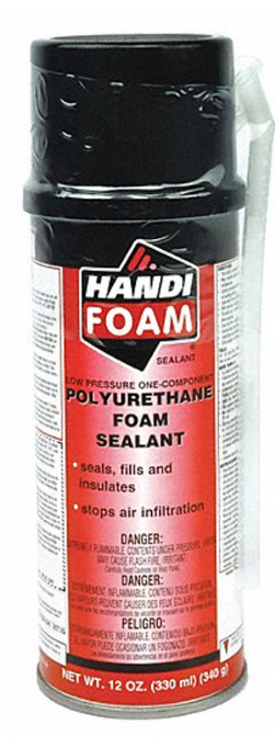 Insulating foam sealant (per 12 oz. can) Handi-Foam Brand Polyurethane, One Component Foam Sealant